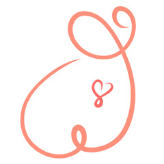 abstract image of a woman praying, heart