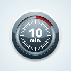 10 Minutes Time button illustration