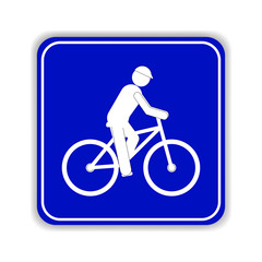 Obraz premium Bicycle sign vector