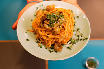 Spaghetti bolognese vegan