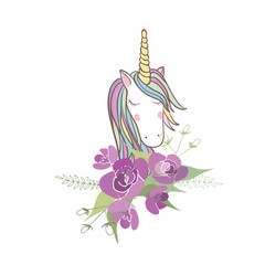 Retro style botanical illustration with flowers and animal. Delicate background with floral composition