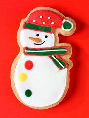 CHRISTMAS SNOWMAN BISCUIT / COOKIE