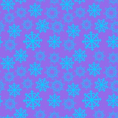 Snowflake seamless pattern EPS10. Pattern in the swatches panel.