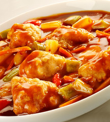 SWEET AND SOUR CHICKEN