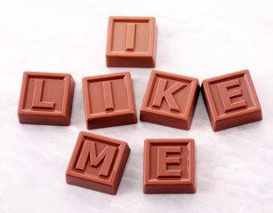 I LIKE ME CHOCOLATES