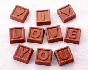 I LOVE YOU CHOCOLATES