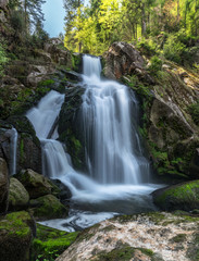 Fototapeta na wymiar Triberger Wasserfälle
