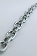 Obraz premium Diagonal metal chain