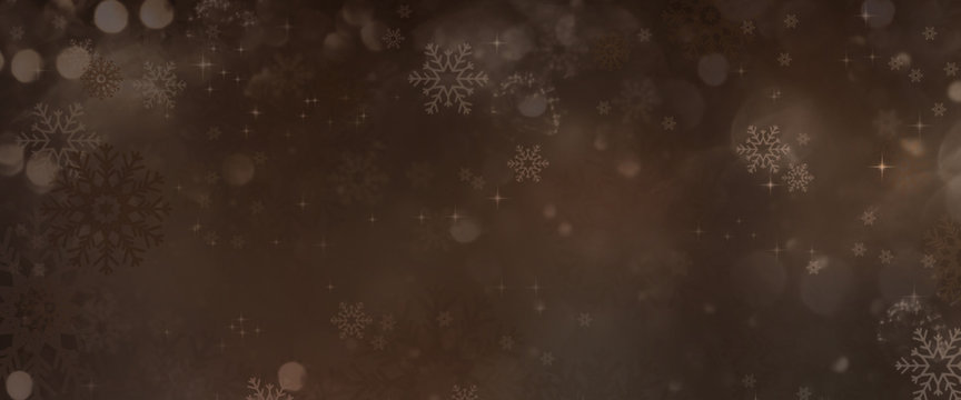 Gold brown christmas background