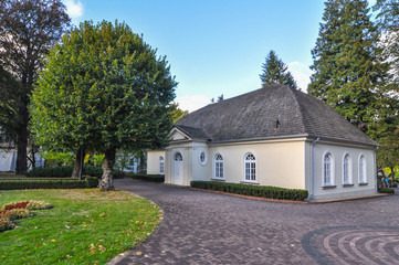 Frederic Chopin palace in polish spa Duszniki
