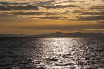 Norway Landscape nearby Kjollefjord as a cruise stop during winter