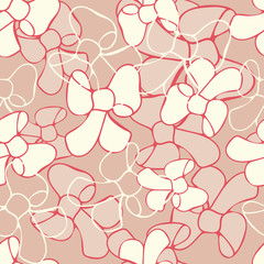 Vector Ribbons Texture Seamless Pattern