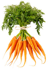 BUNCH OF CARROTS CUT OUT