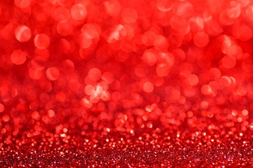 Red twinkling lights background