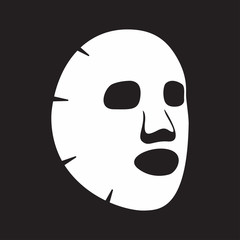 Facial mask flat icon