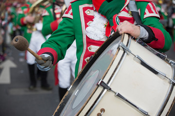 Karneval, Rosenmontag, Rosenmontagszug, Trommel