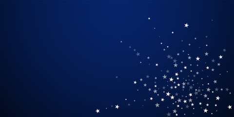 Random falling stars Christmas background. Subtle 