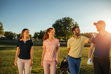 Getting together for a few rounds of golf