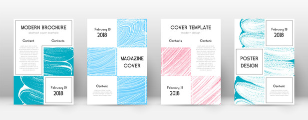 Cover page design template. Business brochure layo