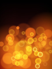 Bright background with bokeh effect