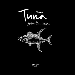 해산물 일러스트 / 손으로 그린 수산물 그림