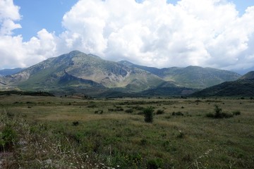Landscape with Mountains and Clouds