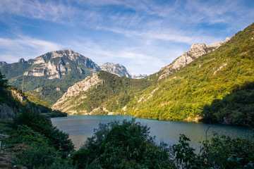 Fototapeta na wymiar Neretva river in Bosnia and Hercegovina