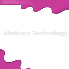 Hightech technology white concept background eps10