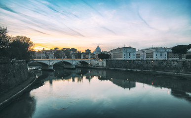 Vatican City in the midnight