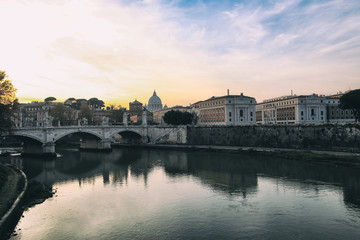Fototapeta premium Vatican City in the midnight