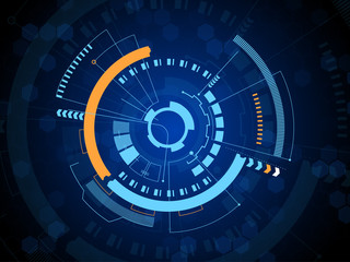 Sci fi futuristic user interface