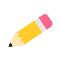 Pencil vector icon. Back to school. Vector illustration.