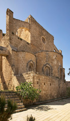 Fototapeta na wymiar Church of Sts. Peter and Paul - Sinan Pasha mosque in Famagusta. Cyprus