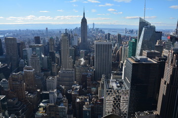 Vue Panoramique New York Top of the Rock - Panoramic View