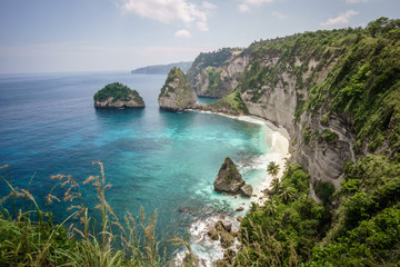 Naklejka premium Steilküste auf Nusa Penida