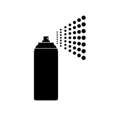 Spray icon, logo on a white background
