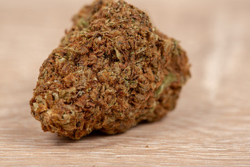Cannabis marijuana flower macro