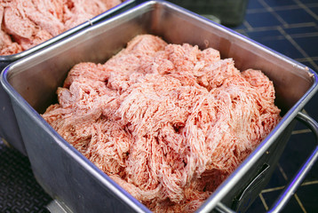 The meat chunks. The sausage factory.