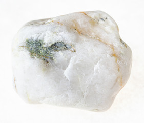 pebble from white marble stone on white background