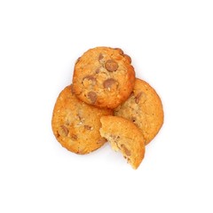 Cookies isolated on white background