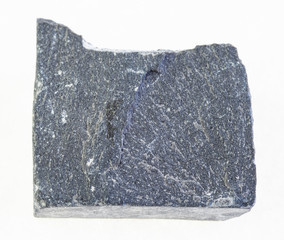 rough Slate stone on white