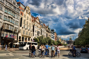 Obraz premium Praga, Plac Wacława