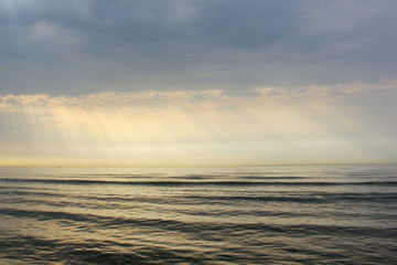 Obraz premium Sunset over the sea