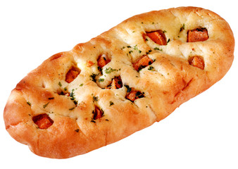 MOROCCAN FLAT BREAD WITH CARROTS CUT OUT