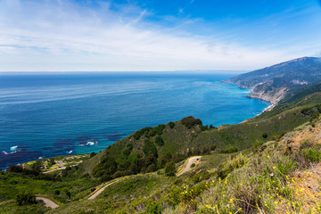 Fototapeta premium Above Highway 1, Big Sur, CA