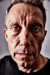 mann, grauhaarig, bestager, 50, Portrait