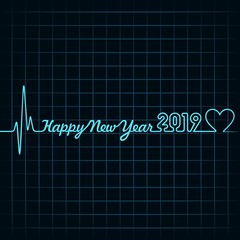 Happy New Year 2019 with creative design stock vector