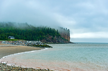 Village of Alma, located on the Bay of Fundy in New Brunswick, Canada, has the highest tides in the...
