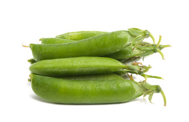 green peas isolated