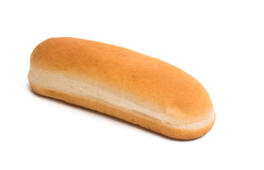 hot dog roll isolated